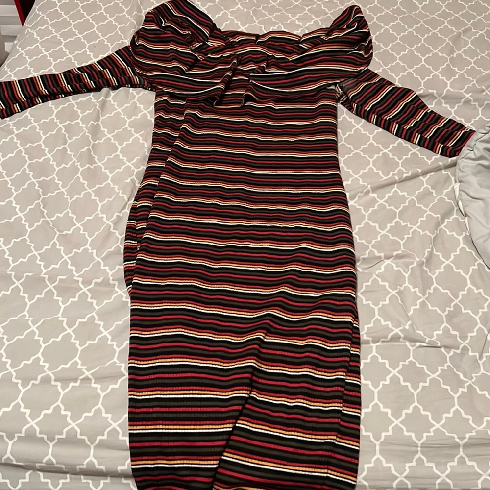 Off the shoulder dress